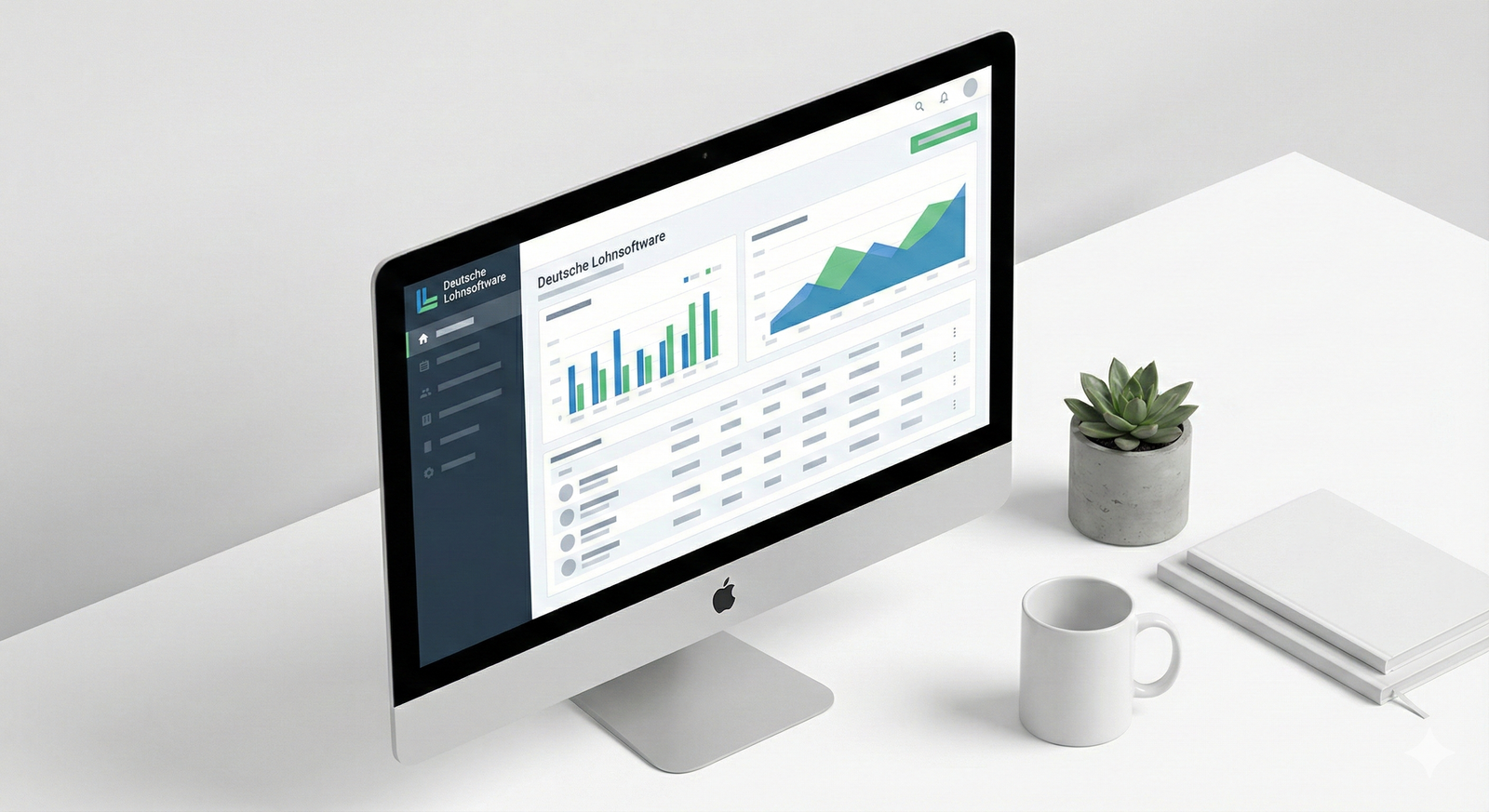Dashboard payroll z wykresami i listą pracowników